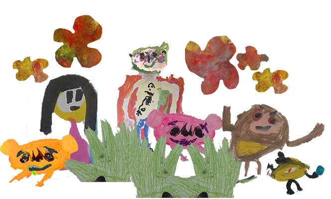 Dibujos y Obras de los Niños